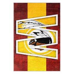 nfl washington commanders area rug non slip football carpet home decor gift idea for fans wscd146