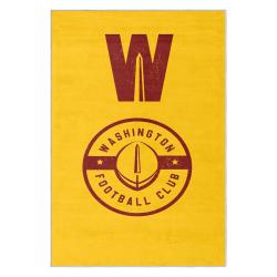 nfl washington commanders area rug non slip football carpet home decor gift idea for fans wscd151