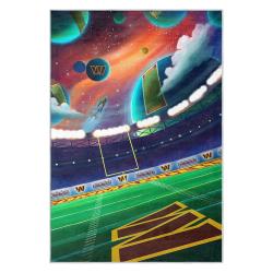 nfl washington commanders area rug non slip football carpet home decor gift idea for fans wscd152