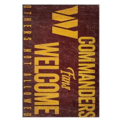 nfl washington commanders area rug non slip football carpet home decor gift idea for fans wscd154