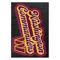 nfl washington commanders area rug non slip football carpet home decor gift idea for fans wscd155