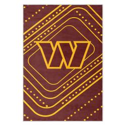 nfl washington commanders area rug non slip football carpet home decor gift idea for fans wscd157