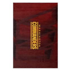 nfl washington commanders area rug non slip football carpet home decor gift idea for fans wscd159