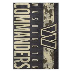 nfl washington commanders area rug non slip football carpet home decor gift idea for fans wscd163