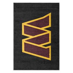 nfl washington commanders area rug non slip football carpet home decor gift idea for fans wscd166