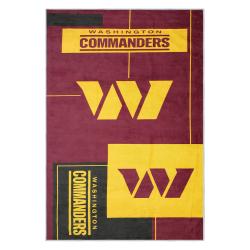 nfl washington commanders area rug non slip football carpet home decor gift idea for fans wscd169