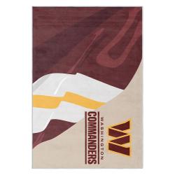 nfl washington commanders area rug non slip football carpet home decor gift idea for fans wscd172