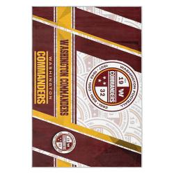 nfl washington commanders area rug non slip football carpet home decor gift idea for fans wscd173