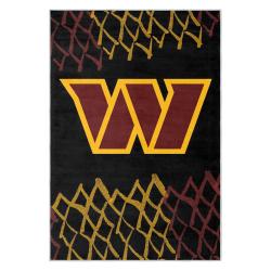 nfl washington commanders area rug non slip football carpet home decor gift idea for fans wscd179