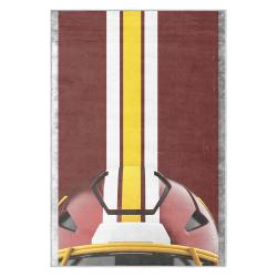nfl washington commanders area rug non slip football carpet home decor gift idea for fans wscd186