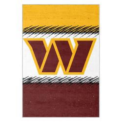 nfl washington commanders area rug non slip football carpet home decor gift idea for fans wscd188