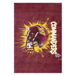 nfl washington commanders area rug non slip football carpet home decor gift idea for fans wscd198