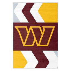 nfl washington commanders area rug non slip football carpet home decor gift idea for fans wscd200