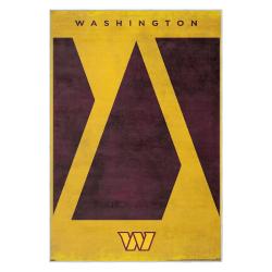 nfl washington commanders area rug non slip football carpet home decor gift idea for fans wscd203