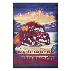 nfl washington commanders area rug non slip football carpet home decor gift idea for fans wscd207