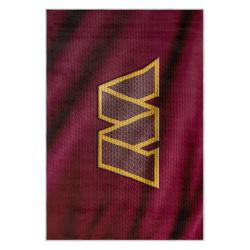 nfl washington commanders area rug non slip football carpet home decor gift idea for fans wscd215
