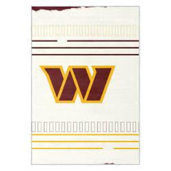 nfl washington commanders area rug non slip football carpet home decor gift idea for fans wscd218