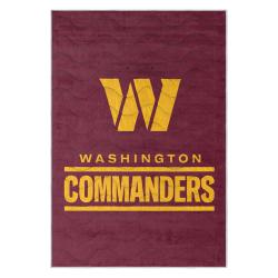 nfl washington commanders area rug non slip football carpet home decor gift idea for fans wscd219