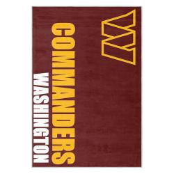 nfl washington commanders area rug non slip football carpet home decor gift idea for fans wscd228