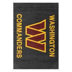 nfl washington commanders area rug non slip football carpet home decor gift idea for fans wscd237