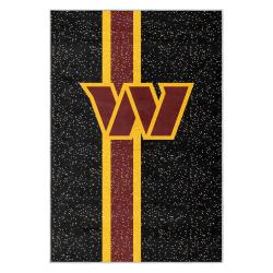 nfl washington commanders area rug non slip football carpet home decor gift idea for fans wscd243