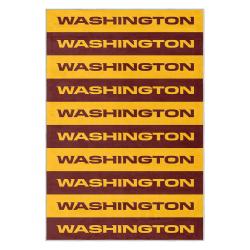 nfl washington commanders area rug non slip football carpet home decor gift idea for fans wscd248