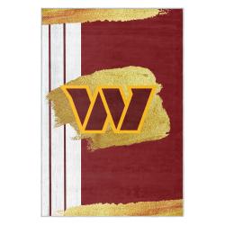 nfl washington commanders area rug non slip football carpet home decor gift idea for fans wscd254
