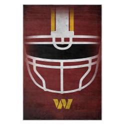 nfl washington commanders area rug non slip football carpet home decor gift idea for fans wscd78