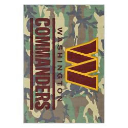 nfl washington commanders area rug non slip football carpet home decor gift idea for fans wscd82