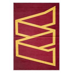 nfl washington commanders area rug non slip football carpet home decor gift idea for fans wscd87