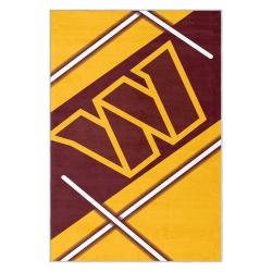 nfl washington commanders area rug non slip football carpet home decor gift idea for fans wscd99