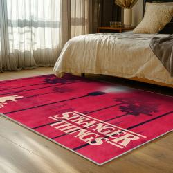 stranger things movie carpet area rug home decor bedroom gift for fans gift for son st100