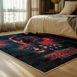 stranger things movie carpet area rug home decor bedroom gift for fans gift for son st116