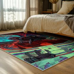 stranger things movie carpet area rug home decor bedroom gift for fans gift for son st117