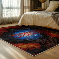 stranger things movie carpet area rug home decor bedroom gift for fans gift for son st120