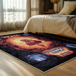 stranger things movie carpet area rug home decor bedroom gift for fans gift for son st130
