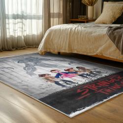 stranger things movie carpet area rug home decor bedroom gift for fans gift for son st135
