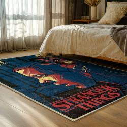 stranger things movie carpet area rug home decor bedroom gift for fans gift for son st140
