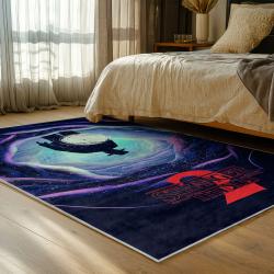stranger things movie carpet area rug home decor bedroom gift for fans gift for son st142