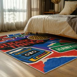 stranger things movie carpet area rug home decor bedroom gift for fans gift for son st144