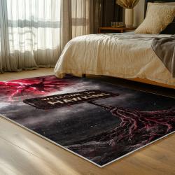 stranger things movie carpet area rug home decor bedroom gift for fans gift for son st15