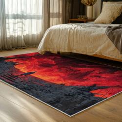 stranger things movie carpet area rug home decor bedroom gift for fans gift for son st154