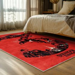 stranger things movie carpet area rug home decor bedroom gift for fans gift for son st156