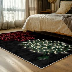 stranger things movie carpet area rug home decor bedroom gift for fans gift for son st157