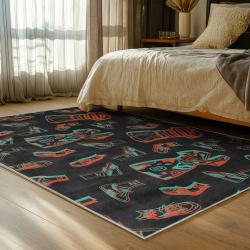 stranger things movie carpet area rug home decor bedroom gift for fans gift for son st172