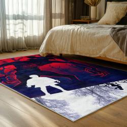 stranger things movie carpet area rug home decor bedroom gift for fans gift for son st174