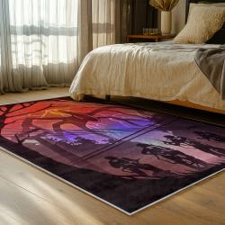 stranger things movie carpet area rug home decor bedroom gift for fans gift for son st19