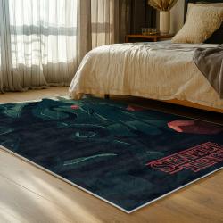 stranger things movie carpet area rug home decor bedroom gift for fans gift for son st191