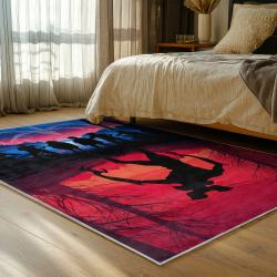 stranger things movie carpet area rug home decor bedroom gift for fans gift for son st192