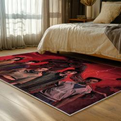 stranger things movie carpet area rug home decor bedroom gift for fans gift for son st196